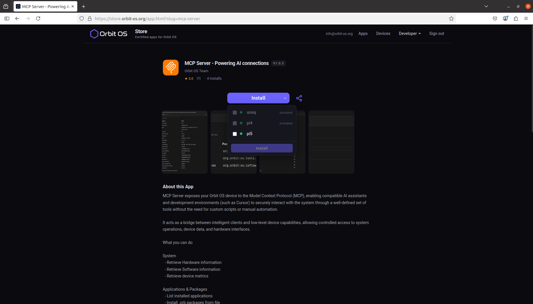 Store — App Install